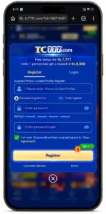 tc777 registration image