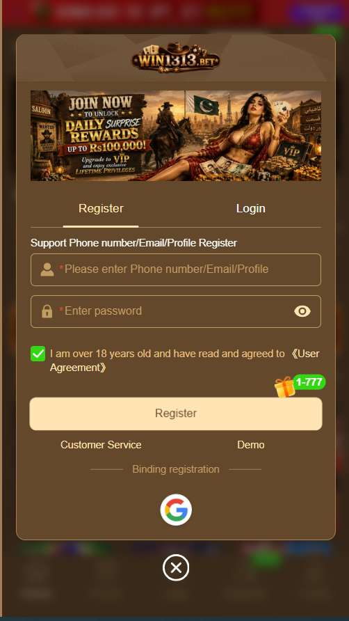 WIN1313BET GAME