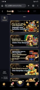 UC588 game promotions and bonuses