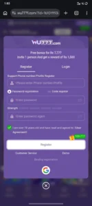 wu777 game register