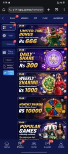 e444 game bonus