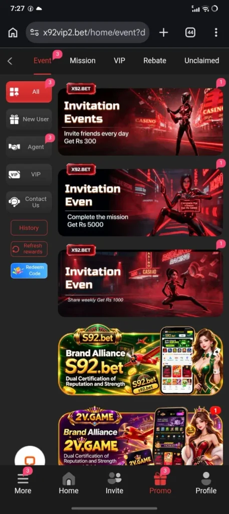 x92bet game bonus